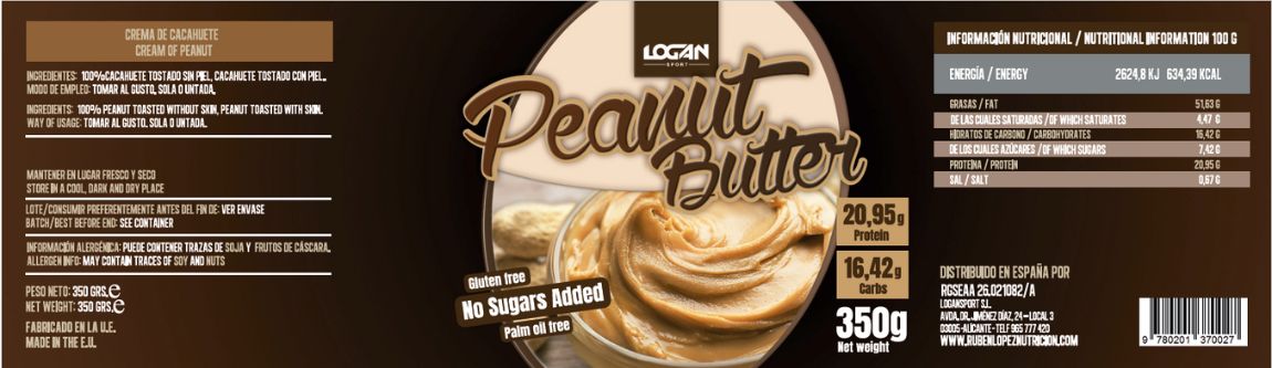 información nutricional logan sport