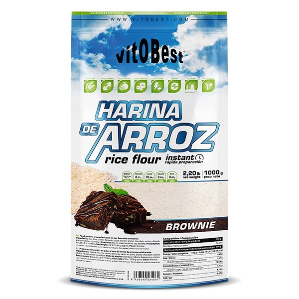 Harina de arroz 1 kg. Brownie