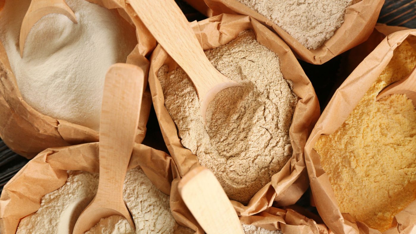 harina de arroz o harina de avena