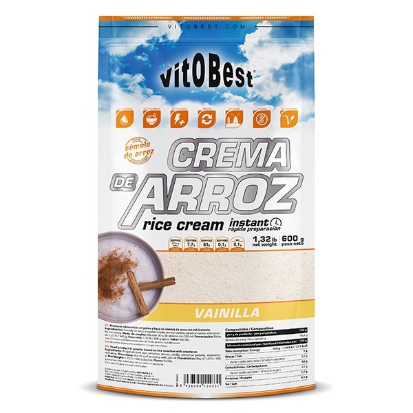 crema arroz vainilla